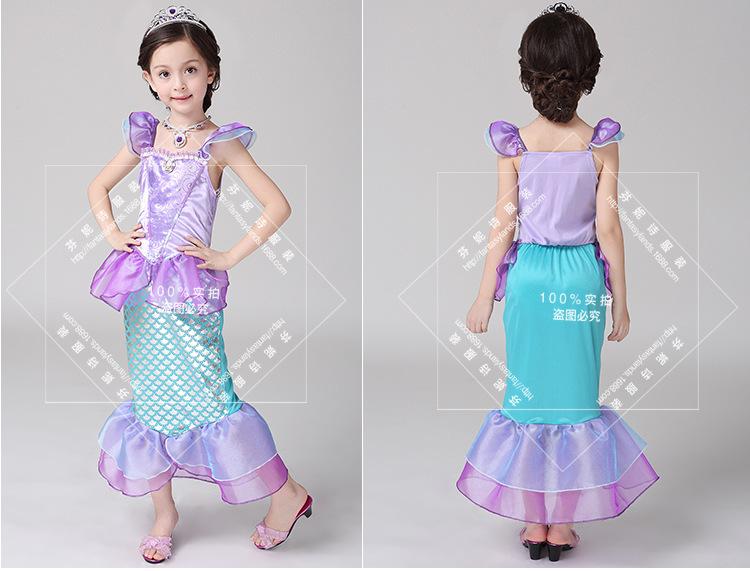 Đầm bé gái nàng tiên cá D595
