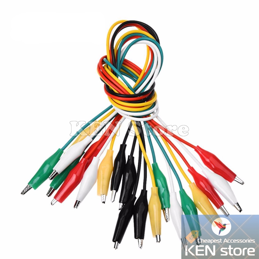 Bộ 5 dây (10 đầu kẹp cá sấu) size 28mm