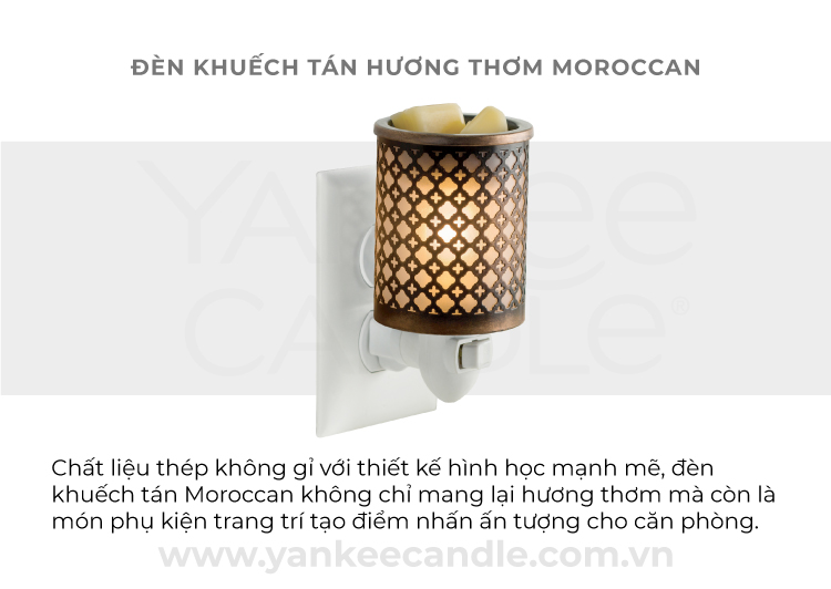 Đèn khuếch tán hương thơm Plug-in Yankee Candle - Moroccan