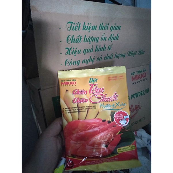 BỘT CHIÊN TÔM ,CHIÊN CHUỐI HƯƠNG XƯA( gói 150gram)