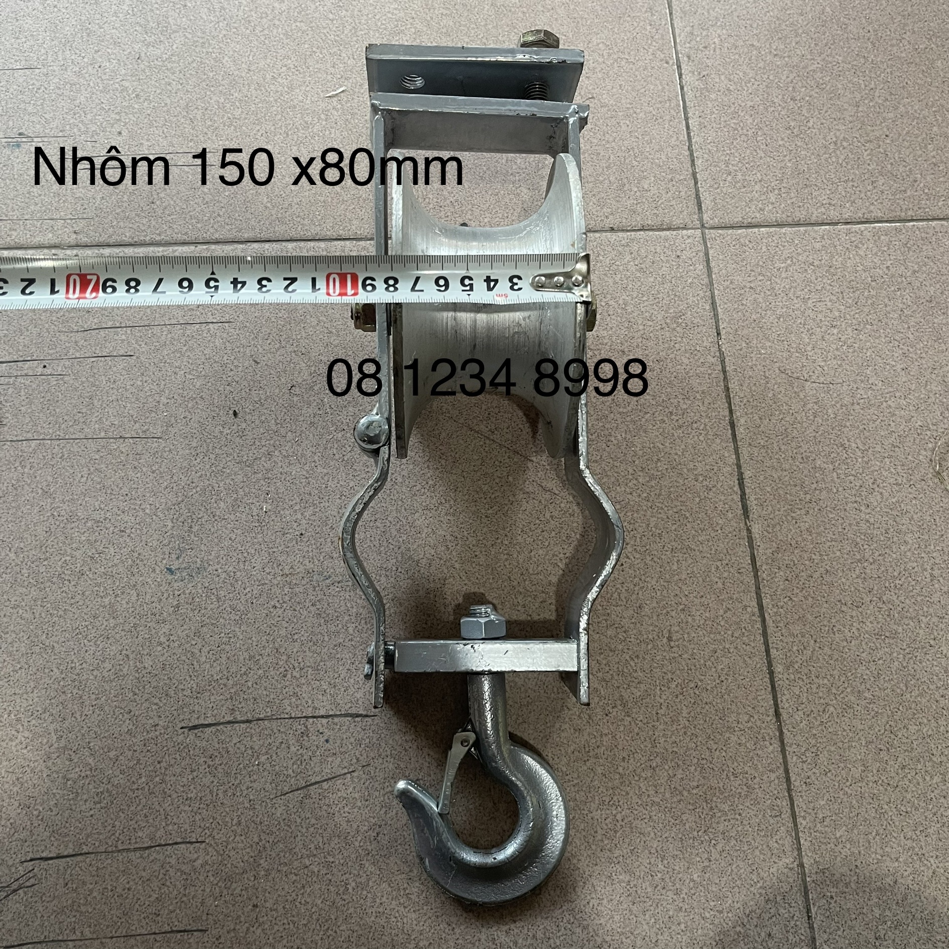 Puly nhôm kéo dây điện 150x80mm