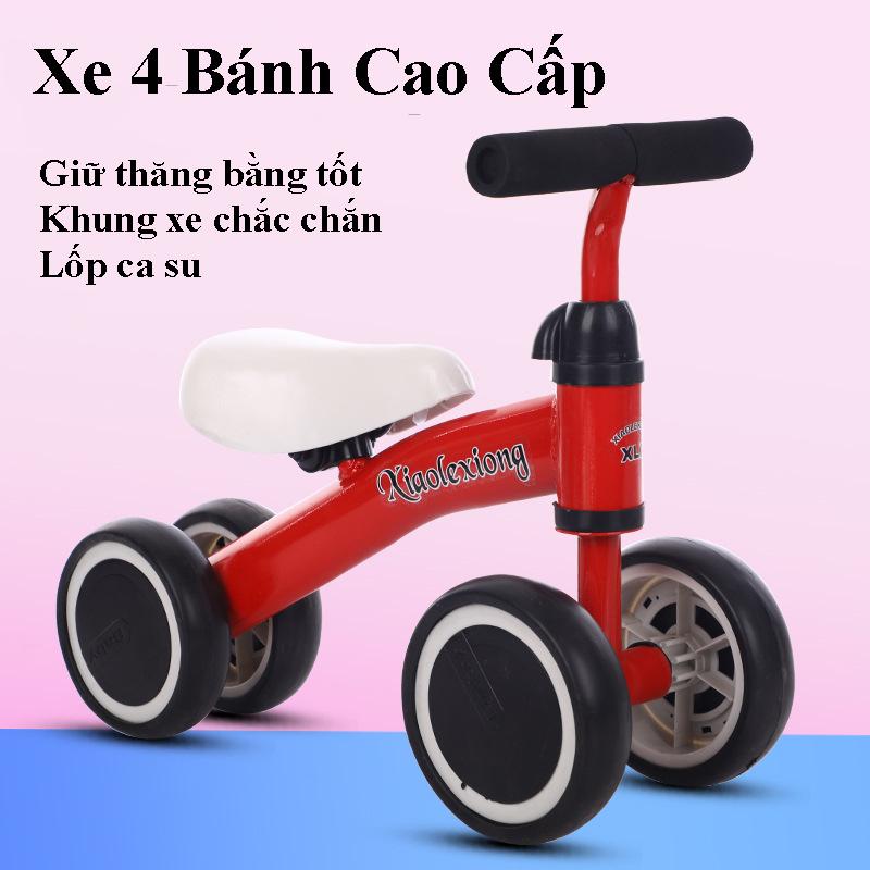 Xe Đạp Trẻ Em, Xe Đạp Giữ Thăng Bằng, Xe 4 Bánh, Xe Thăng Bằng Trẻ Em, Tự Cân Bằng Cho Bé, Khung Xe Chắc Chắn, Yên Xe Thoải Mái Cho Bé Ngồi