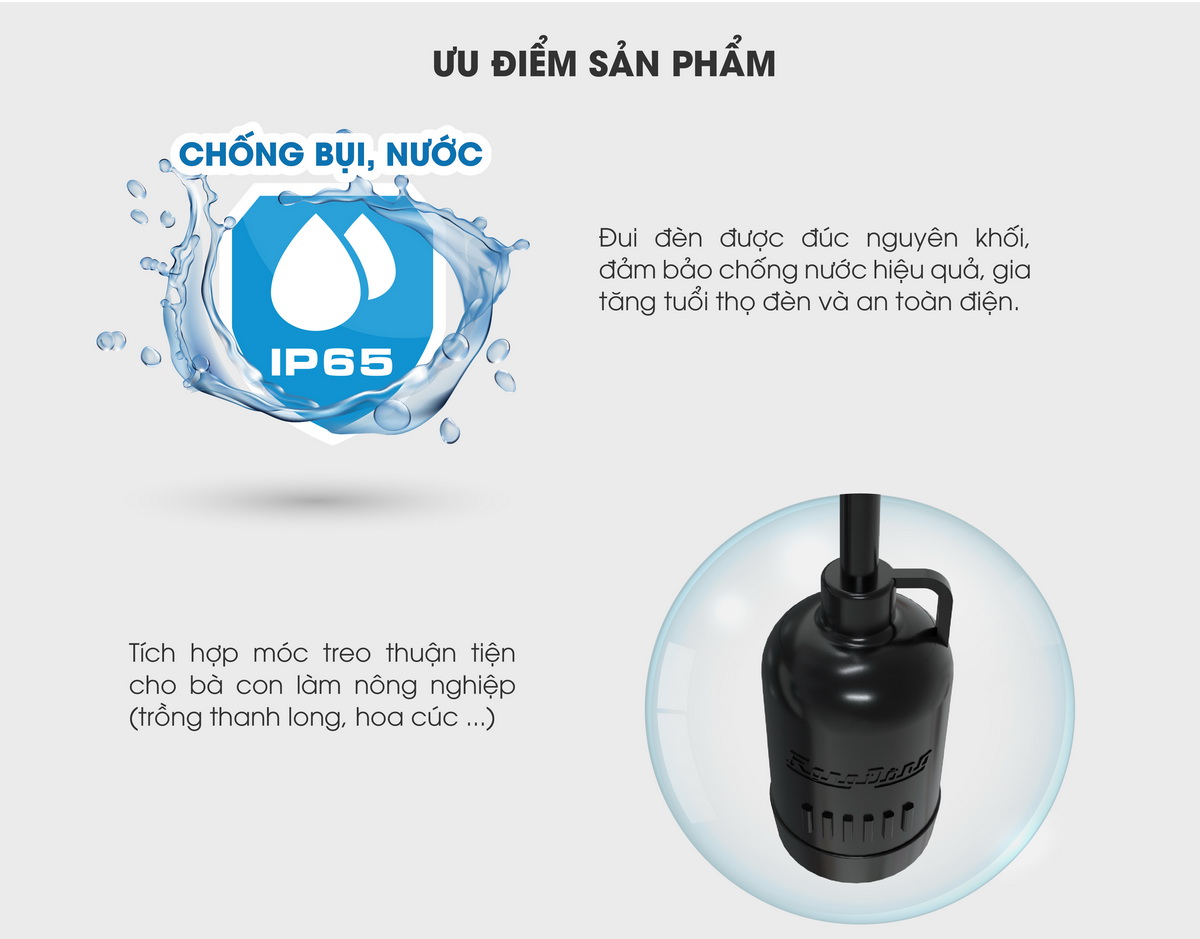 Đui đèn E27 Rạng Đông, chống nước, độ bền cao