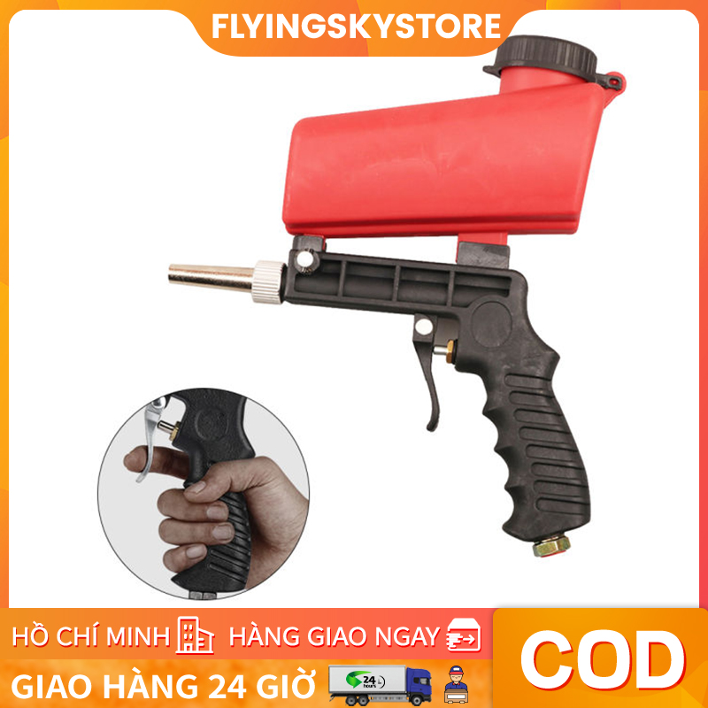 Máy phun cát cầm tay 90psi, súng phun cát, máy phun cát nhỏ Súng phun cát được sử dụng để phun cát và loại bỏ rỉ sét. Bảo vệ bộ phun cát.