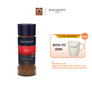 Cà phê hòa tan DAVIDOFF CAFÉ RICH AROMA - 100% hạt Arabica - thơm nhẹ thumbnail