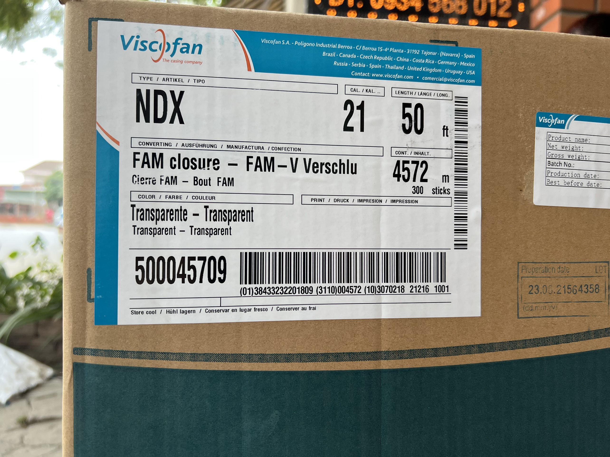 VỎ XÚC XÍCH FI 21 NDX