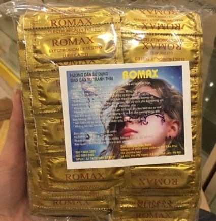 Bịch 120 chiếc bao cao su Romax