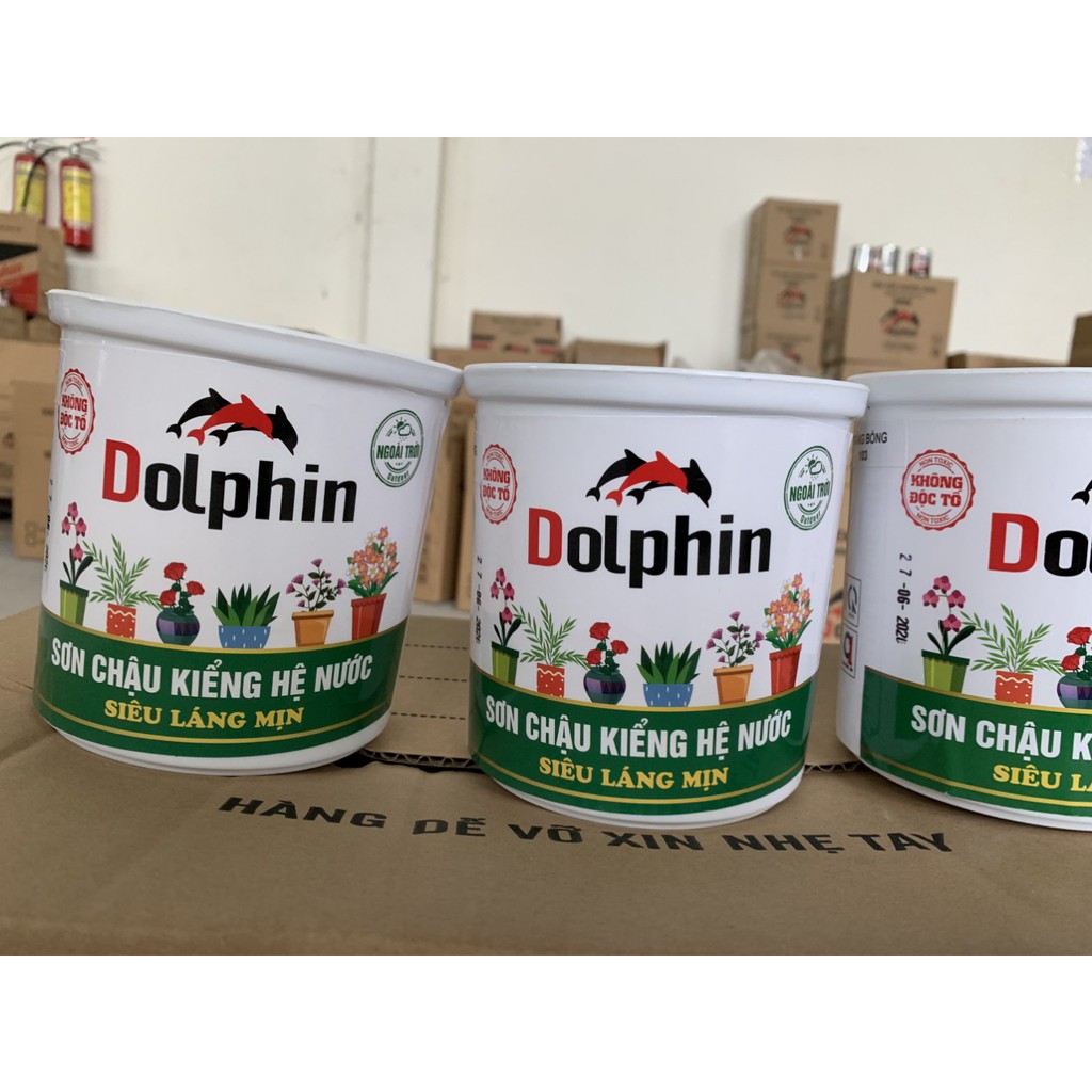 Sơn chậu kiễng hệ nước lót kiềm xám