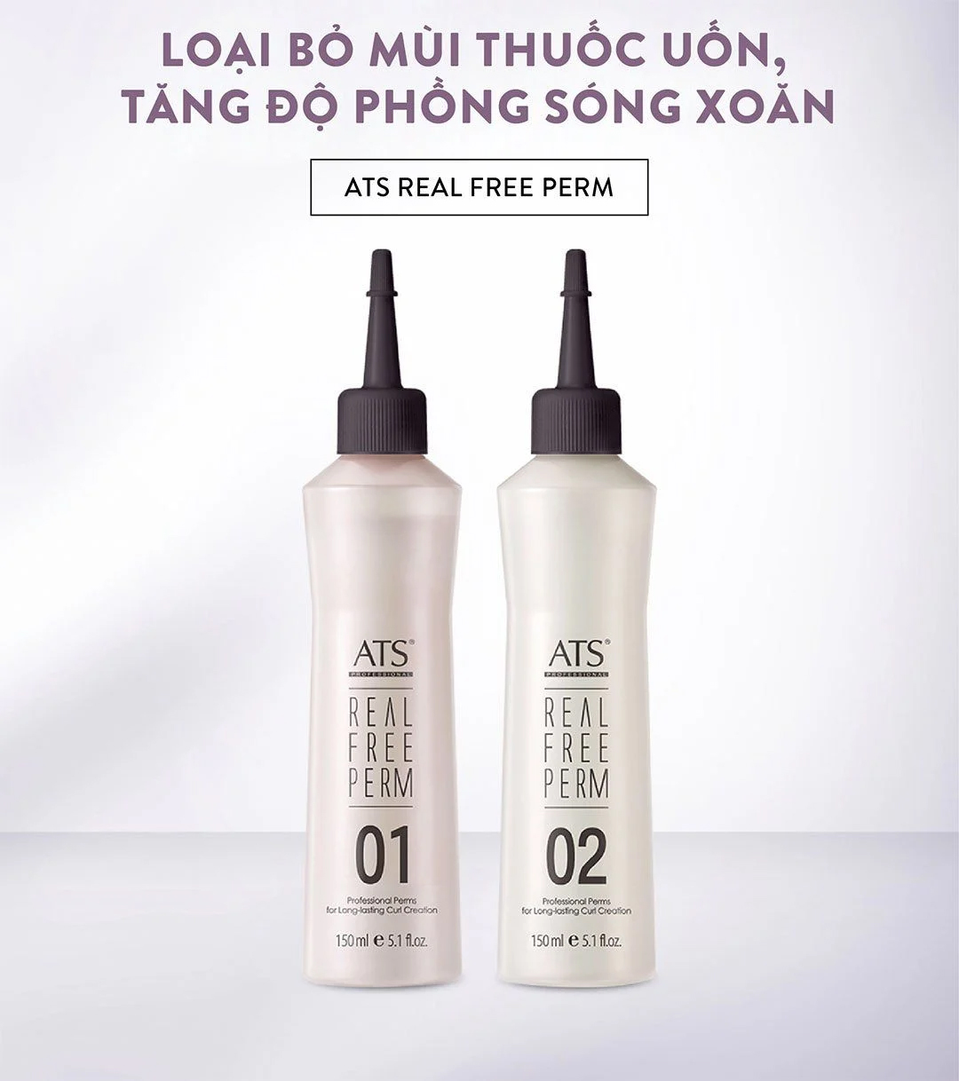 [HCM]Dung Dịch Uốn Nguội Ats Real Free Perm 150Ml