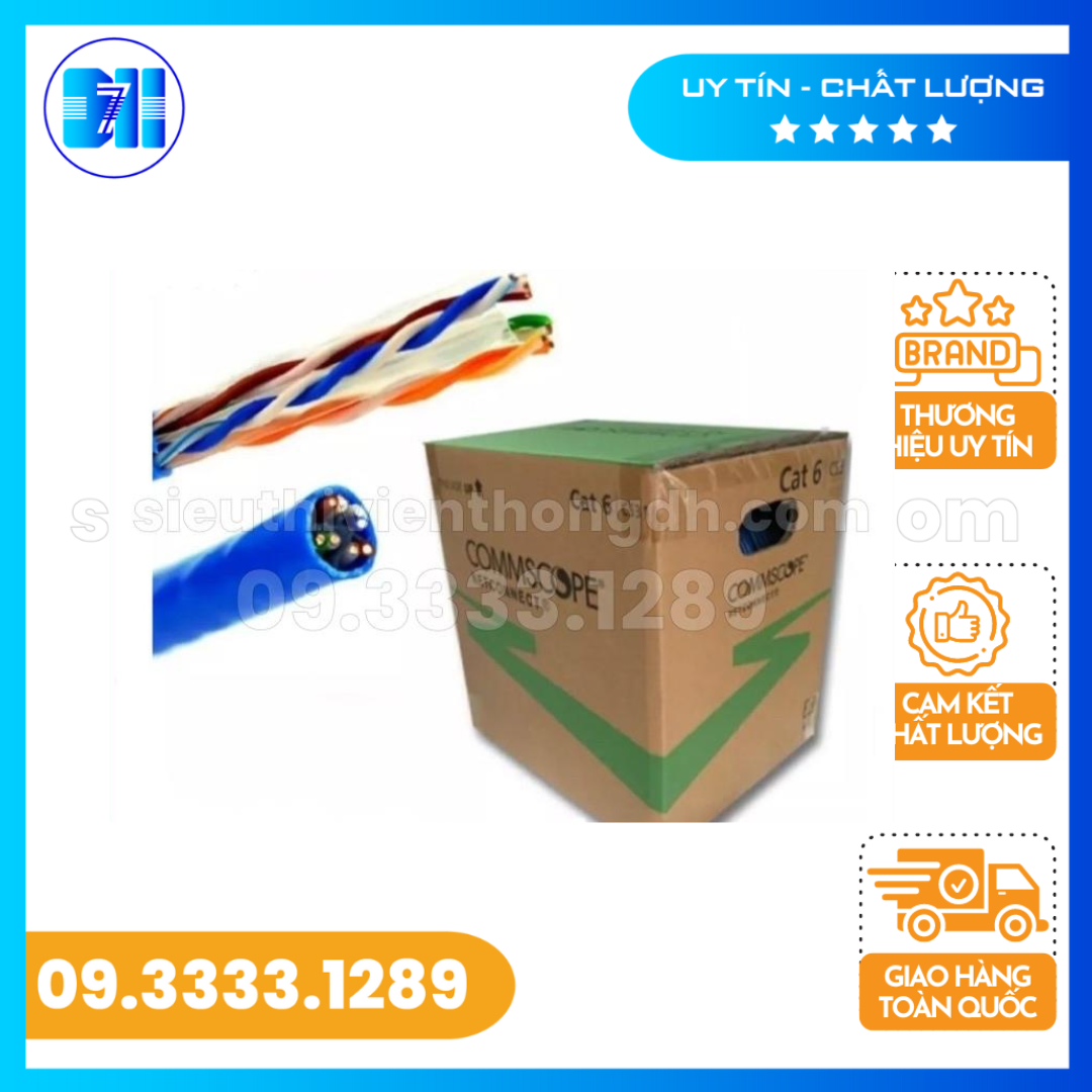 Dây cáp mạng lan cat6 commscope amp 1427254-6