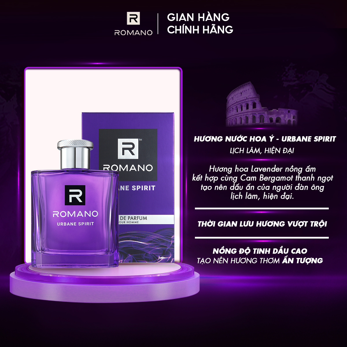 ROMANO NƯỚC HOA EDP URBANE SPIRIT 100ML
