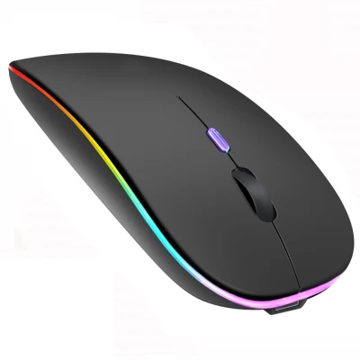 KSQ5915 Laptop 2.4G Rechargeable Optical Notebook Wireless Mouse Silent Mouse LED Backlit Gaming Mouse