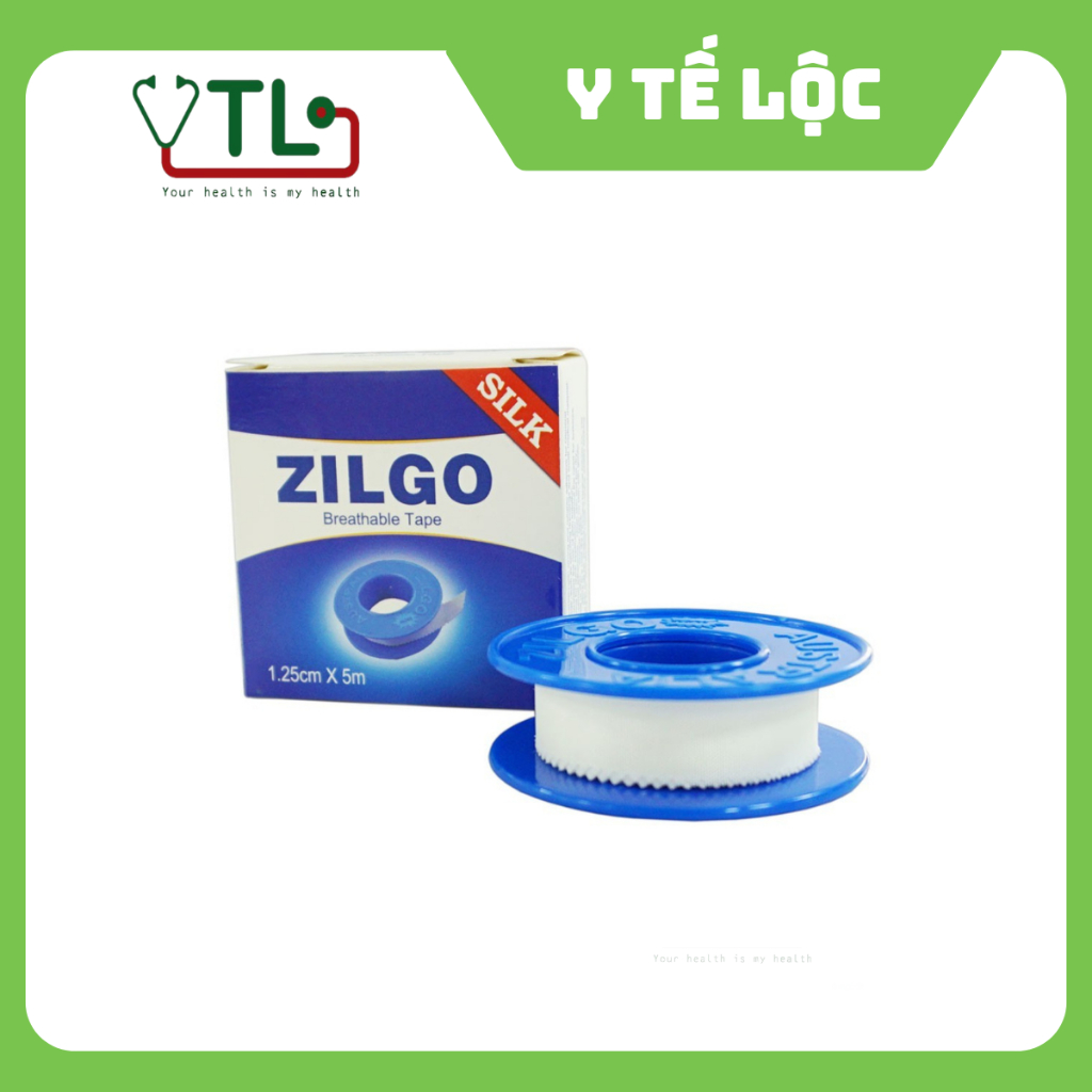 Băng keo lụa zilgo bảng nhỏ 1.25cm*5m