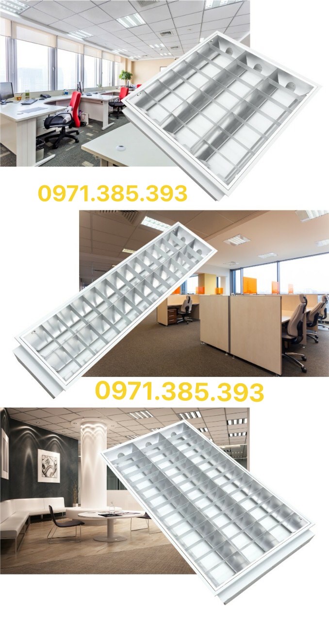 Máng đèn xương cá 300x1200
