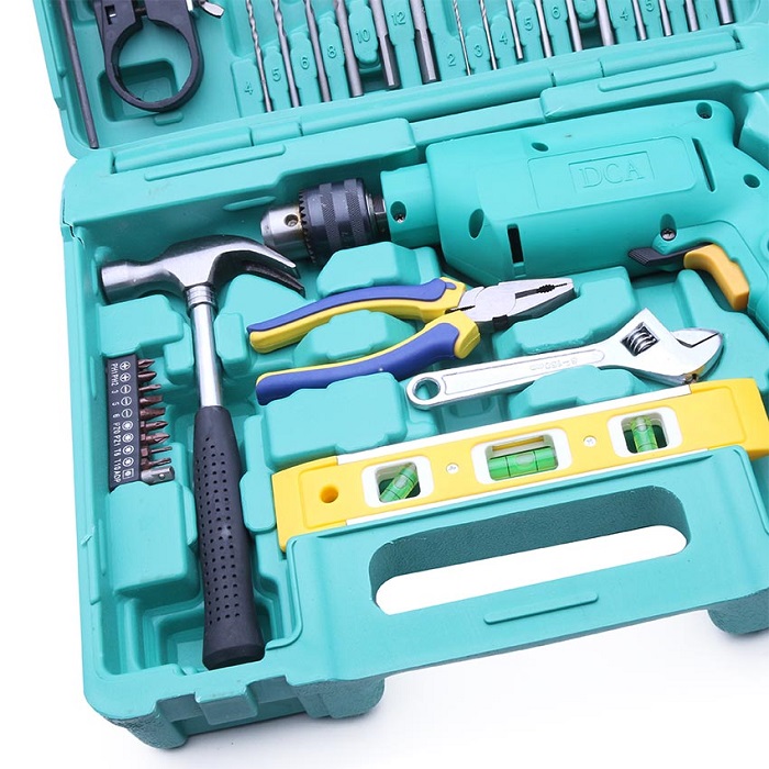 [HCM]Bộ dụng cụ máy khoan đa năng DCA AZJ04-13