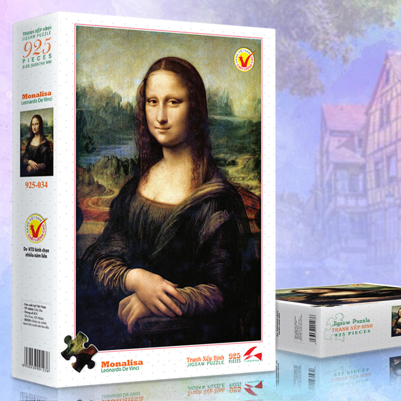 Tranh xếp hình 925 mảnh - monalisa