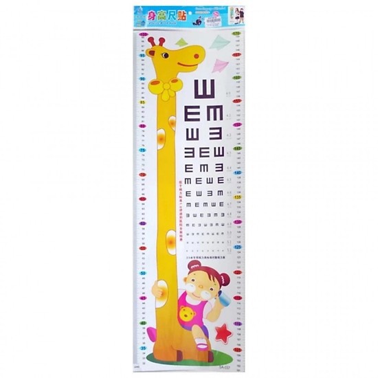 DeCal Dán Tường Đo Chiều Cao Cho Bé - Thước Đo Chiều Cao