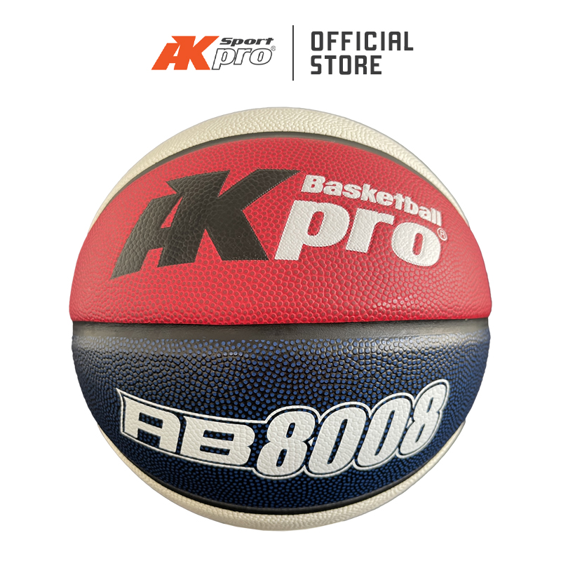 Bóng rổ AKpro AB8008 số 5, 6, 7 - Tặng kim bơm - Chính hãng