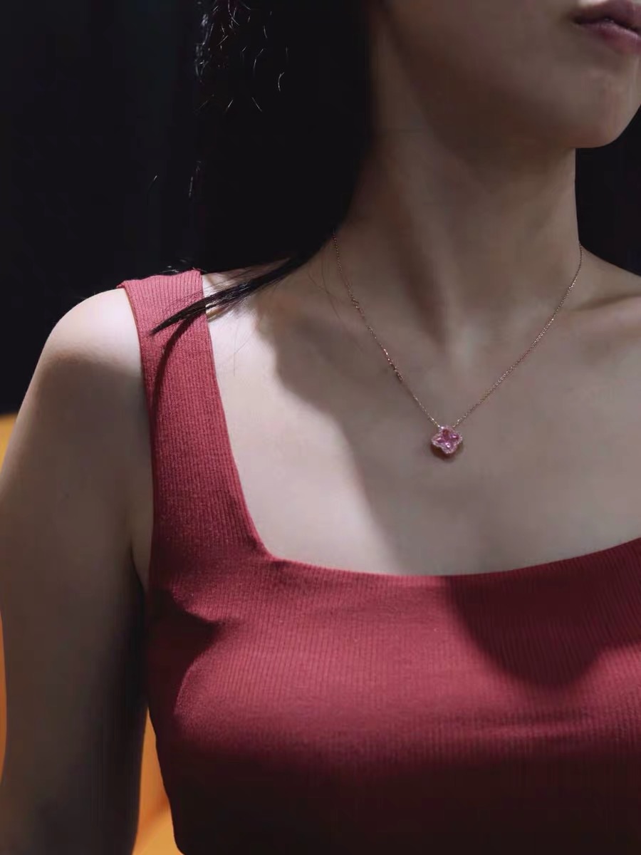 Crystal Clover Necklace