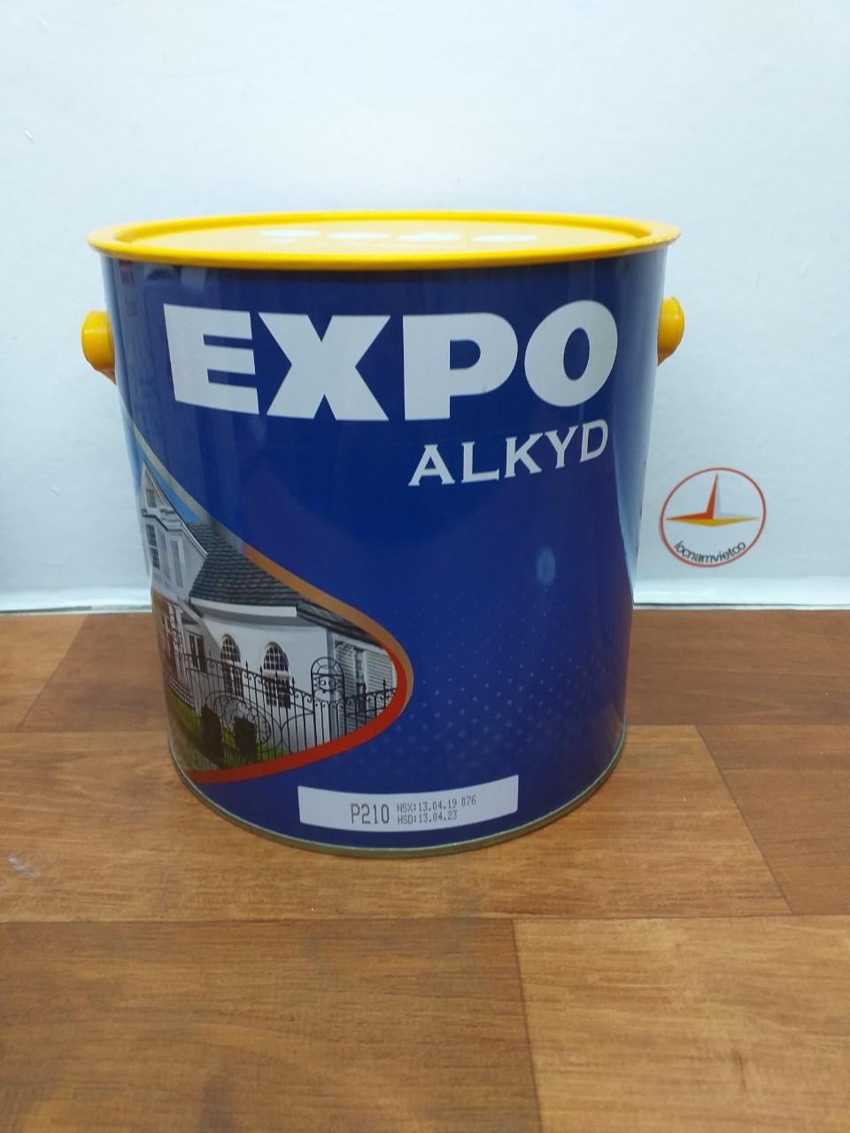 Sơn dầu expo màu đỏ pccc 210 3l