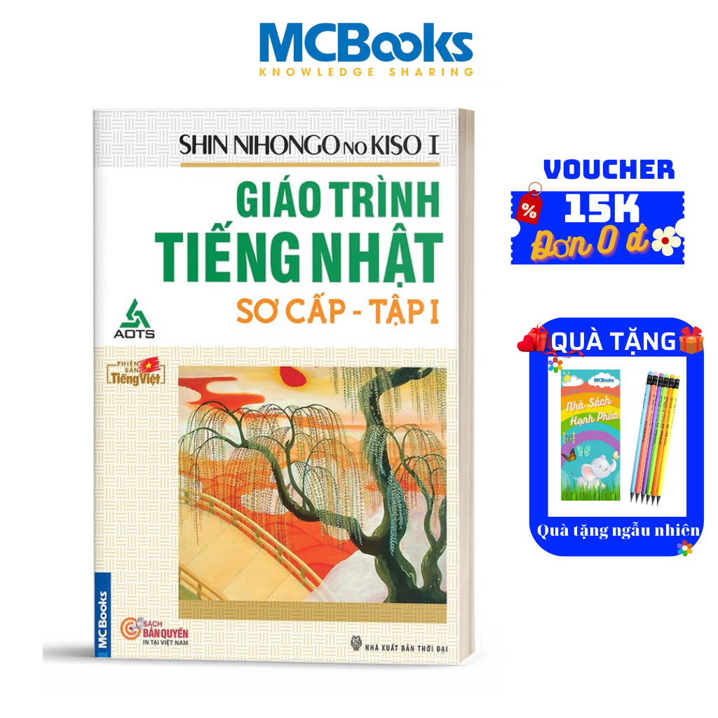 Sách - shin nihongo no kiso i - giáo trình tiếng nhật sơ cấp - tập 1 - mcbooks
