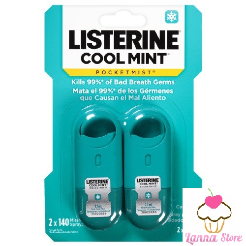 Xịt thơm miệng Listerine Pocketmist (7.7ml) - USA