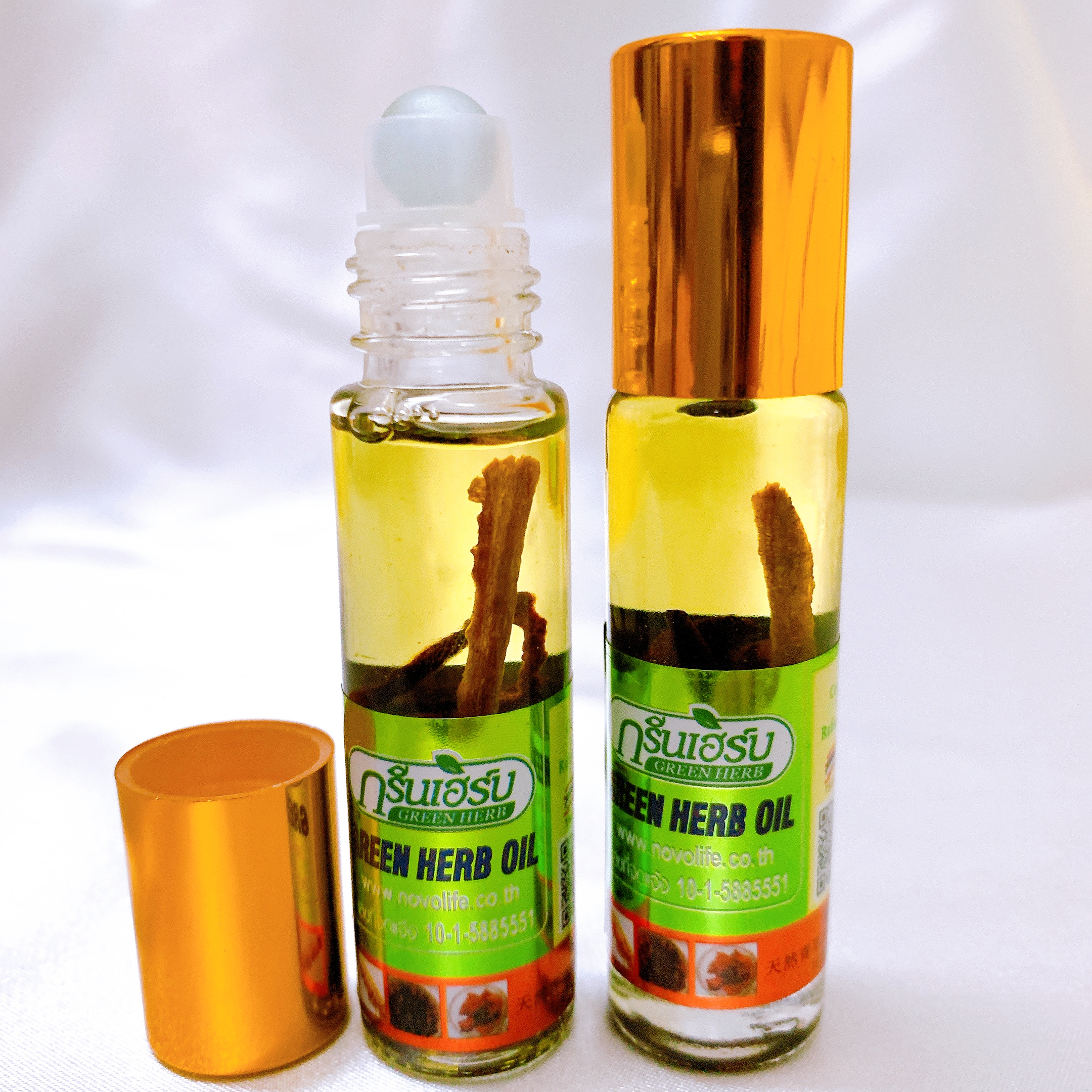 Dầu Lăn Sâm Green Herb Thái Lan 8ml-Hàng Nội Địa Thái Lan 100%