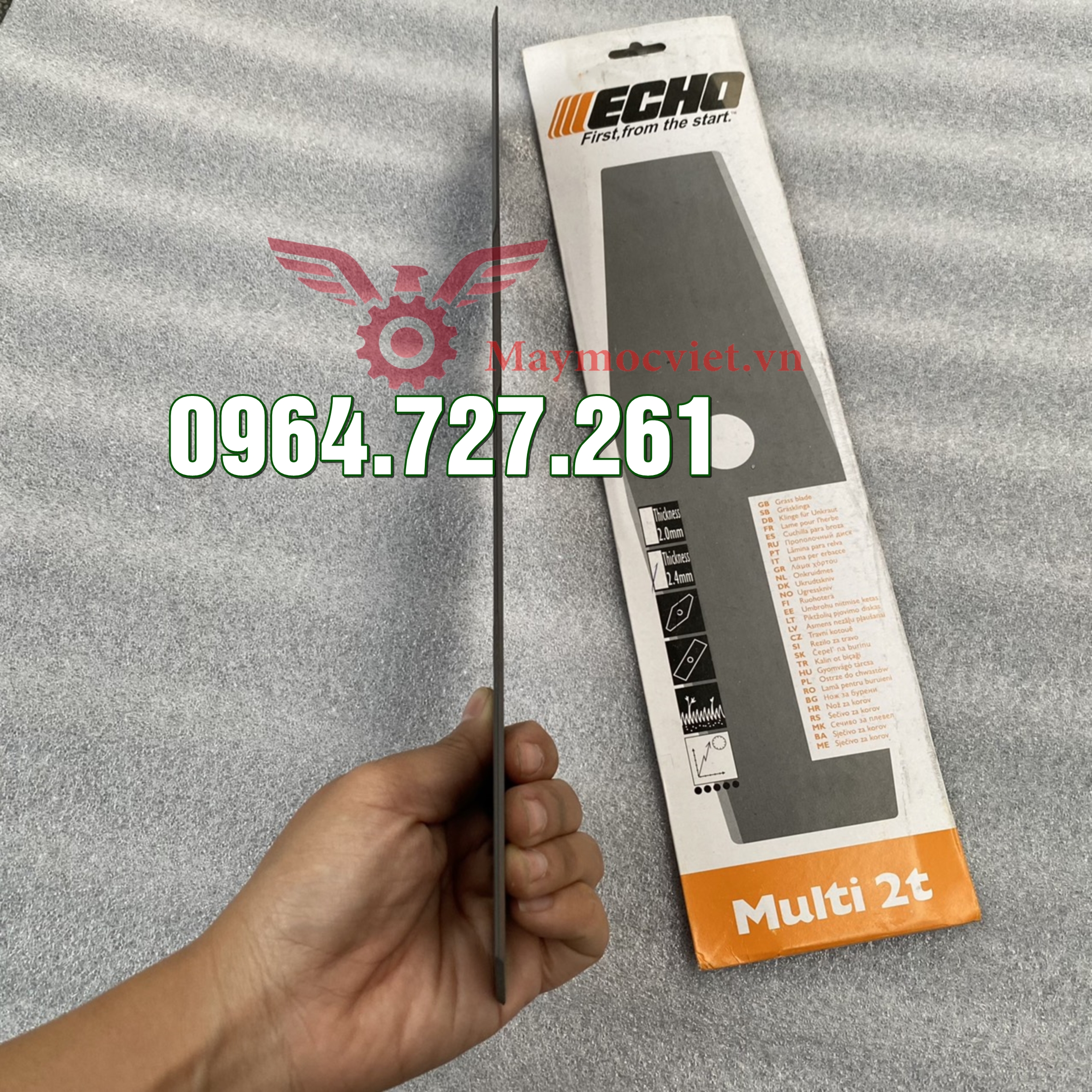 Lưỡi cắt cỏ cao cấp Echo Nhật Bản vát chéo