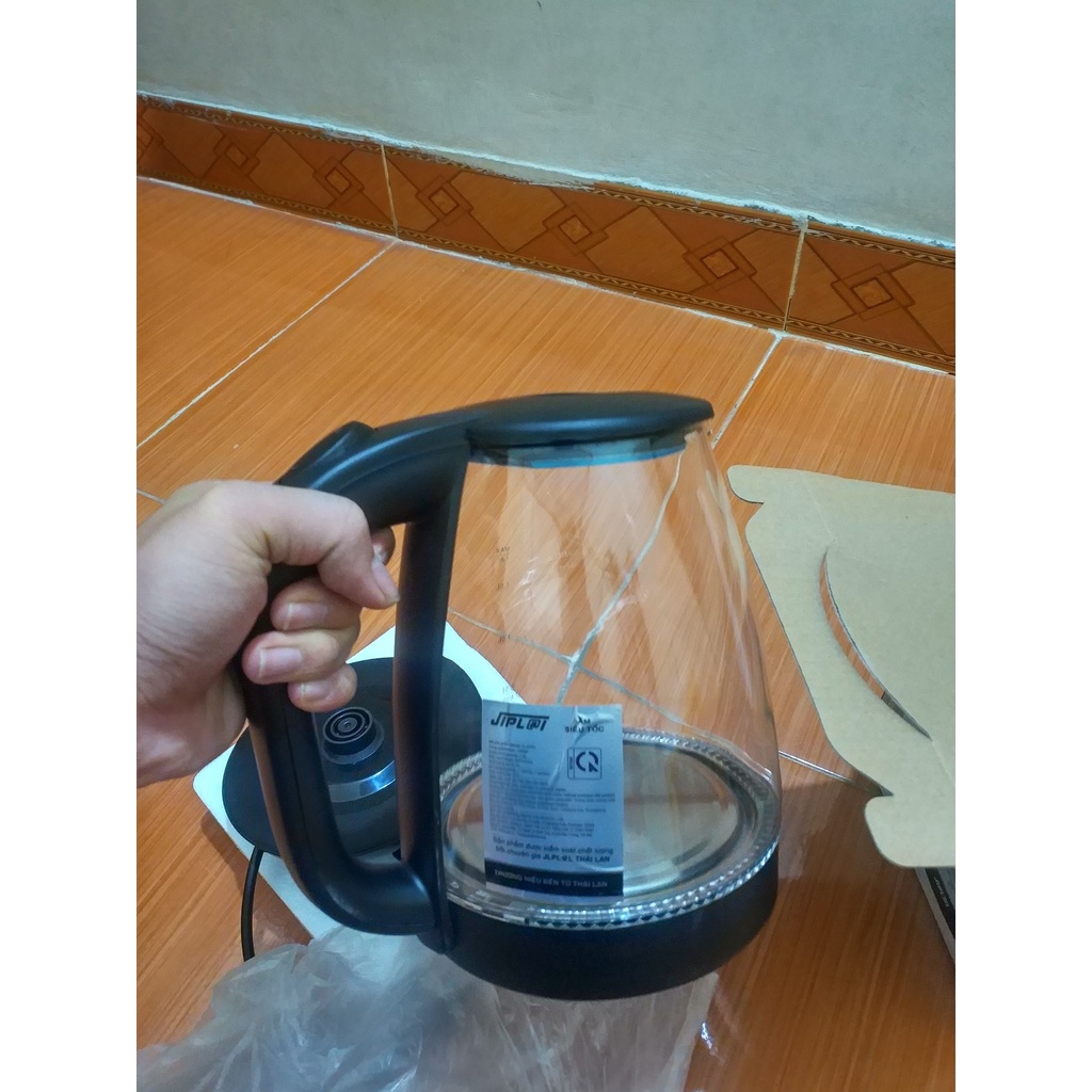 Bình đun siêu tốc thuỷ tinh JIPLAI 1.8L