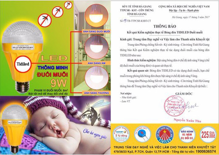 Tidiled Mosquito Repellent Light Bulb