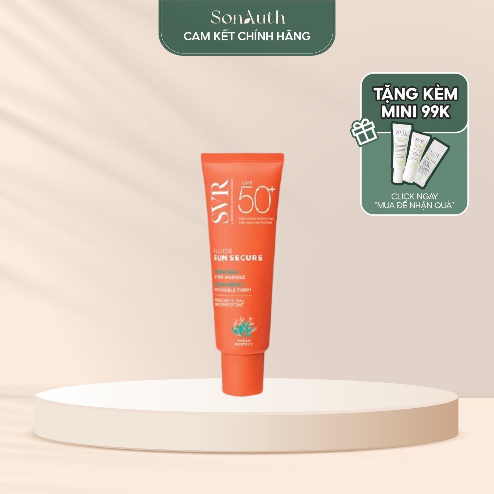 Kem chống nắng svr sun secure fluide spf50+ 50ml