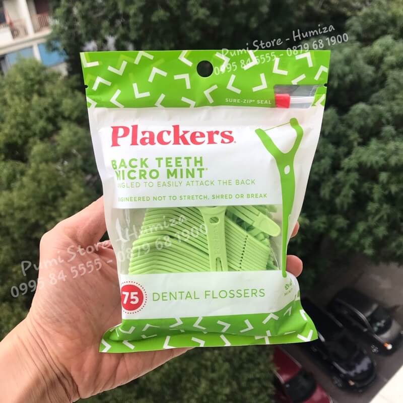 Tăm chỉ nha khoa Plackers nhập Mỹ