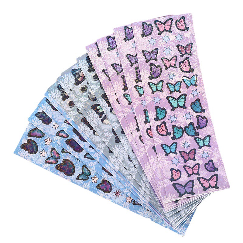 Sticker Hologram Hình Bướm