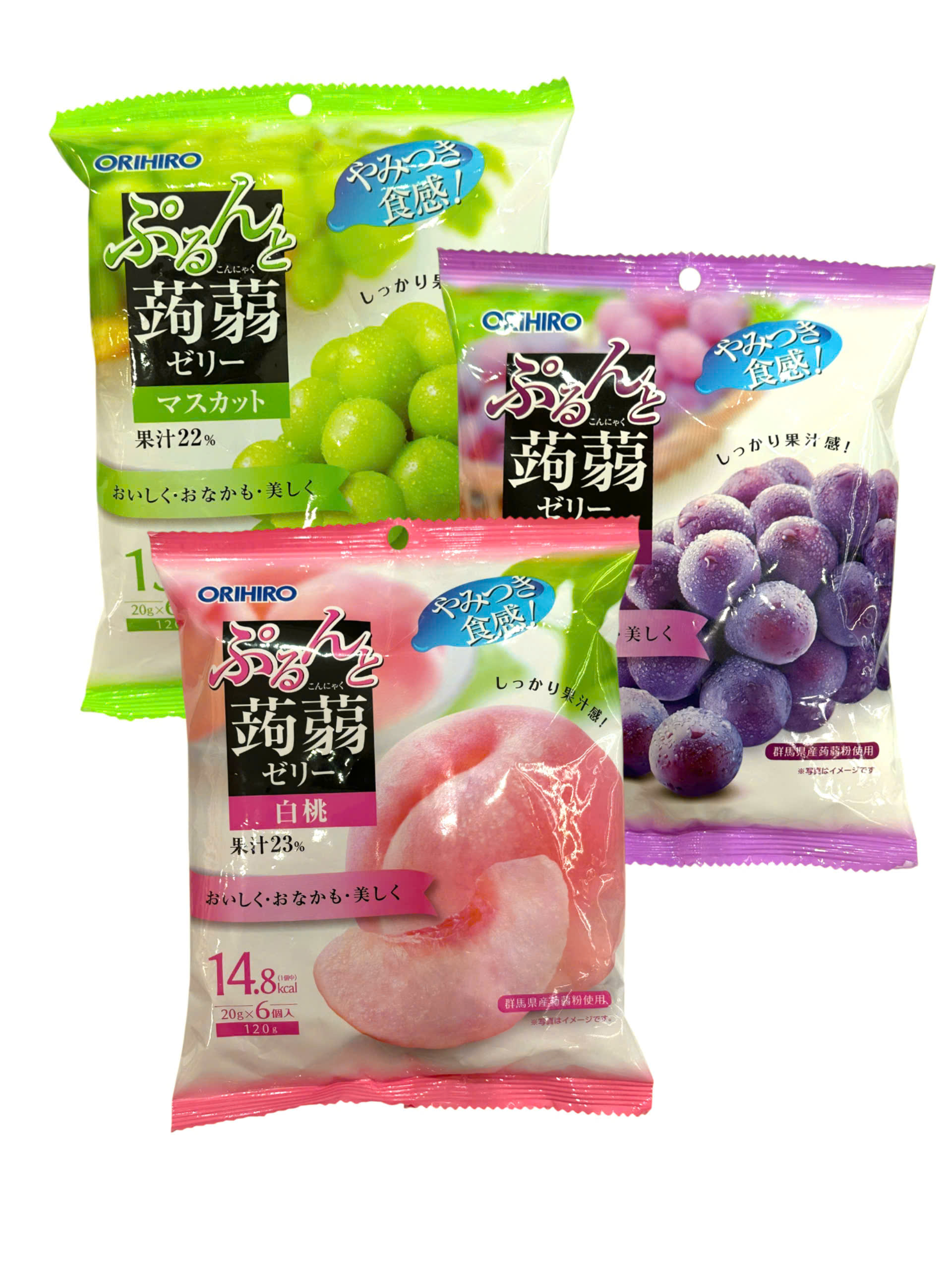 Thạch Vị Đào và Nho Orihiro Japan 120g