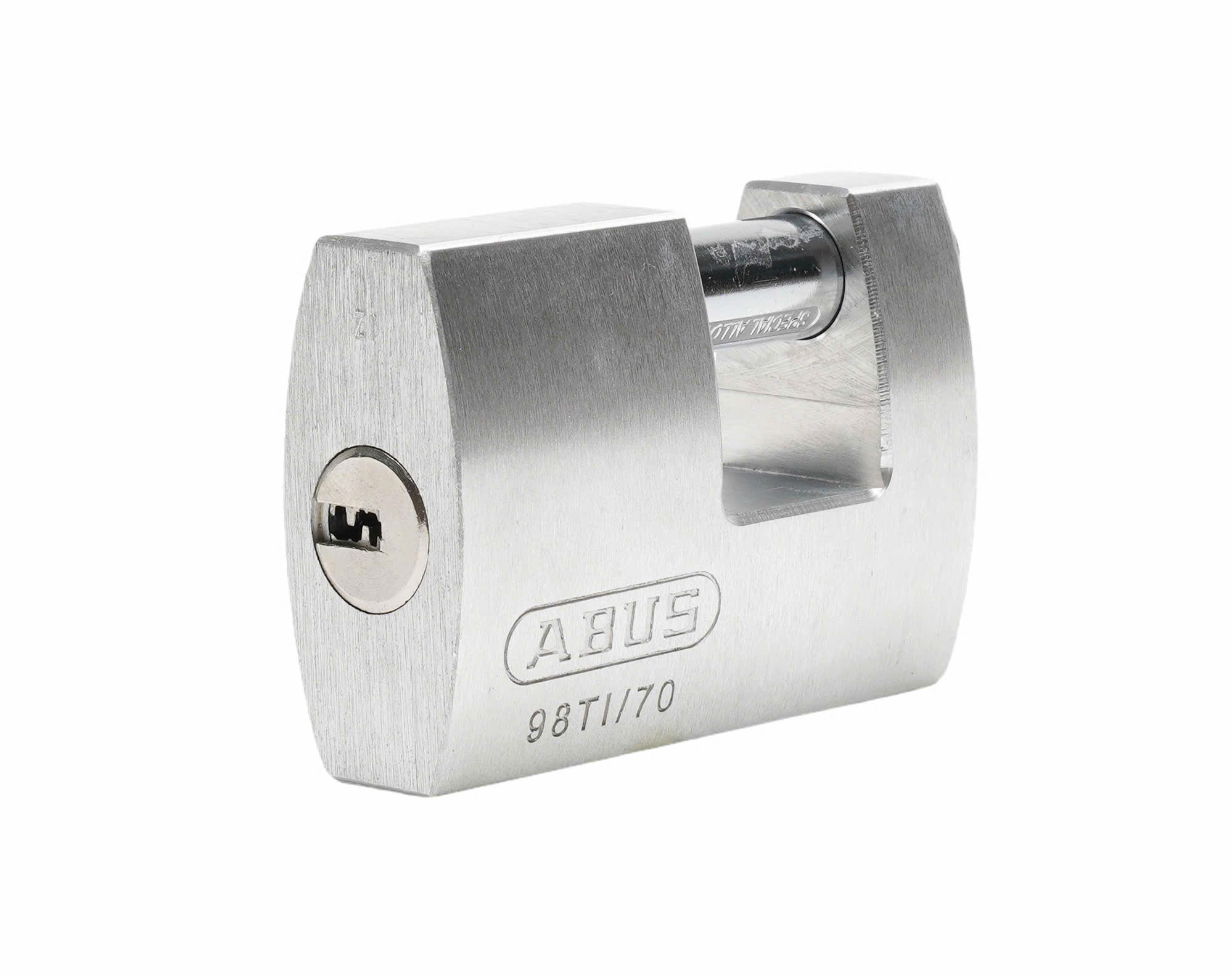 [Hcm]Abus 98Ti/70 Horizontal Lock Abus Titalium 98Ti/70Mm Lock with 4 High Quality Computerized Keys Very Good German Lock