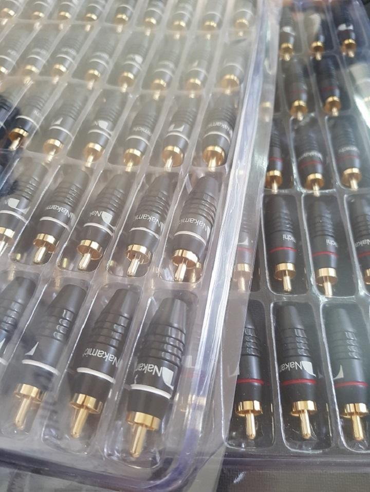 Bộ 2 Đầu hàn Jack AV / RCA / Hoa sen Nakamichi