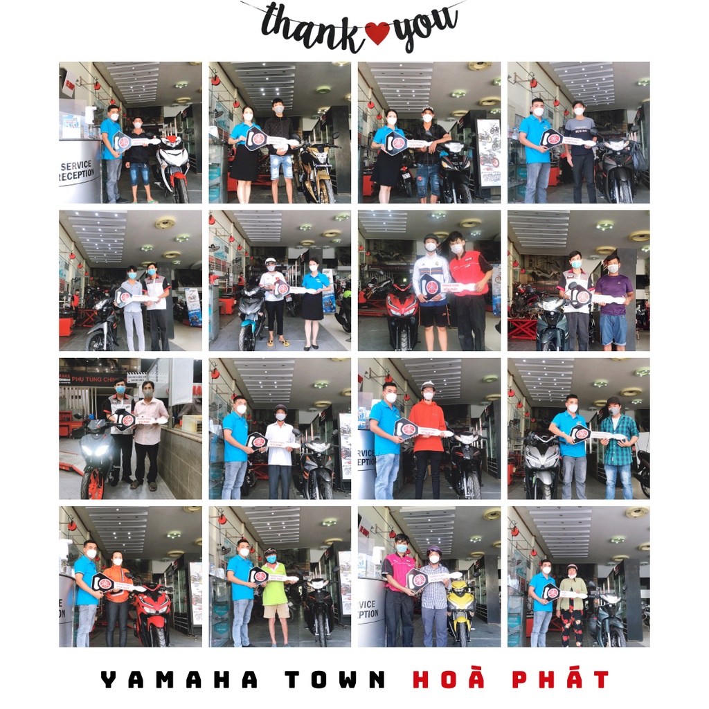 Tem logo FI Yamaha chính hãng  [ Hình thật]