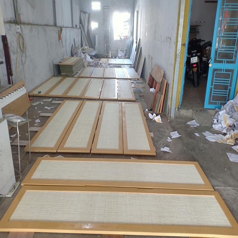 tấm mây đan mắt cáo mầu trắng  khổ cao 0.7m