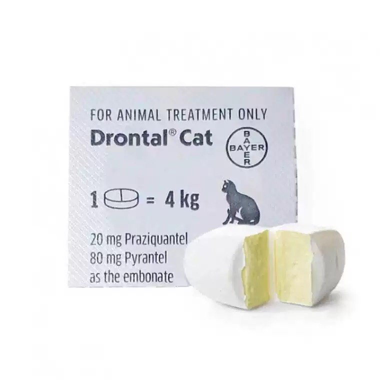 Viên Tẩy Giun Sán Cho Mèo Drontal Cat Bayer