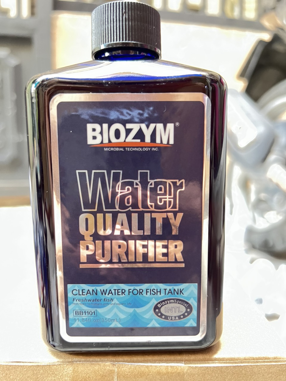 BIOZYM Water Quality Purifier 350ml - Dung dịch làm trong nước cho hồ thủy sinh cá cảnh