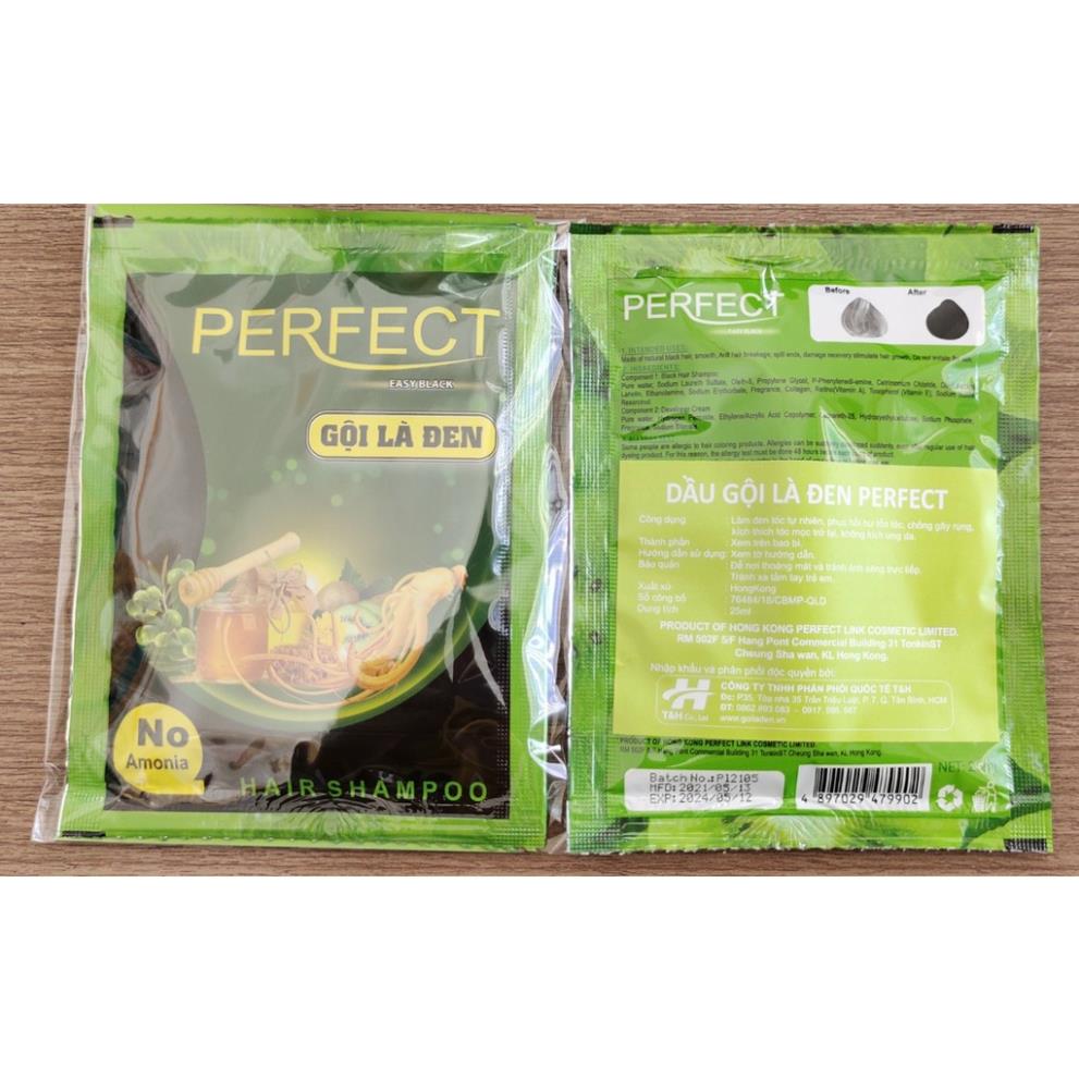 Perfect Gội Là Đen - Dầu Gội Nhuộm Đen Tóc