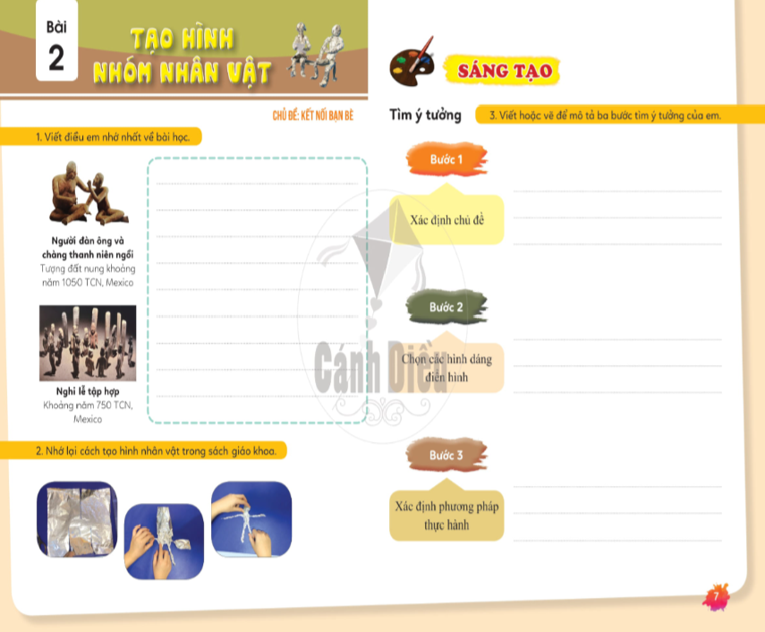 Vở Thực Hành Mĩ Thuật lớp 6 - Cánh Diều