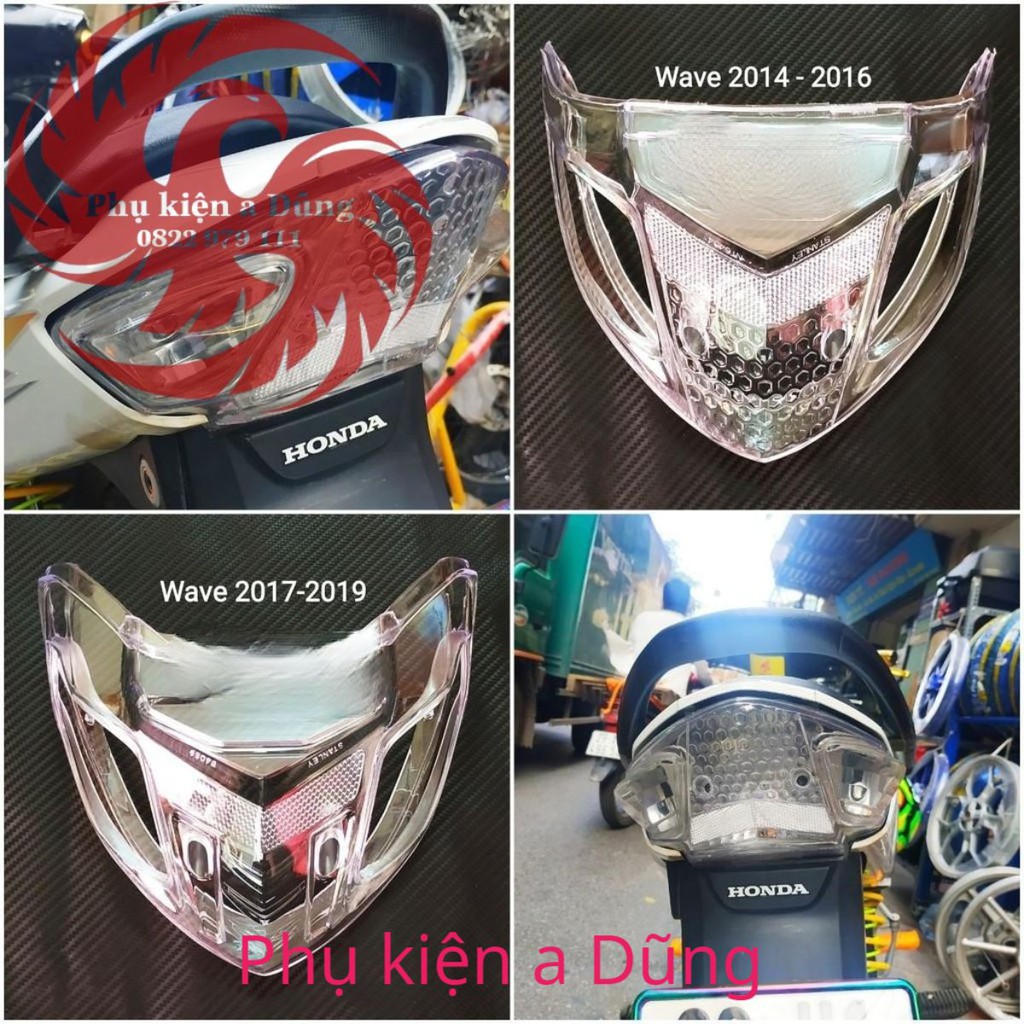 ☺ Nắp ốp đèn hậu (stop) trắng Wave A 2006-2021 ☺