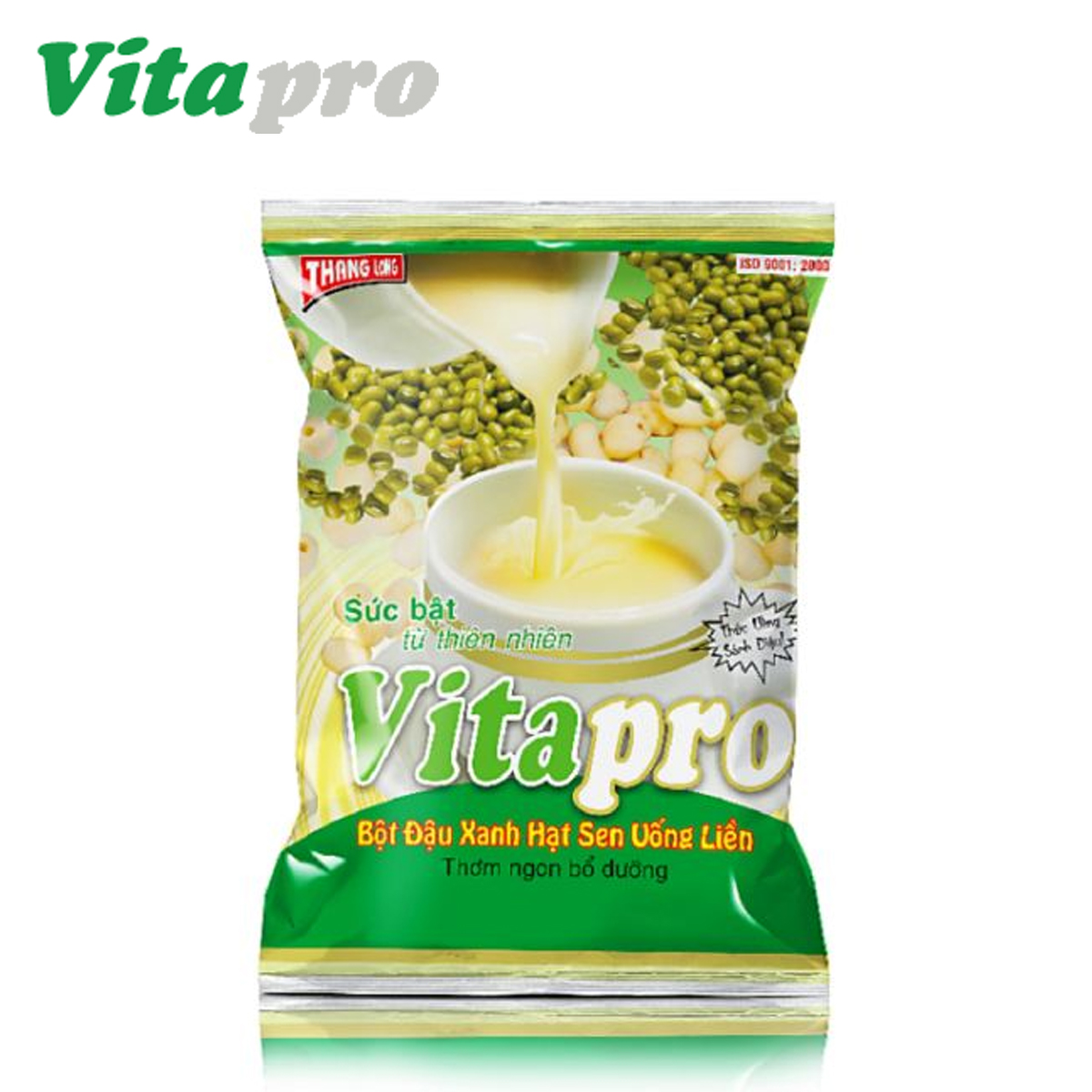 BỘT ĐẬU XANH HẠT SEN CÓ ĐƯỜNG VITAPRO