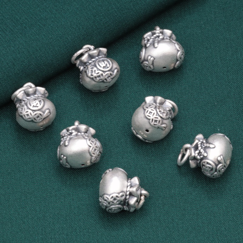 [S925] Charm bạc túi tiền - MH112