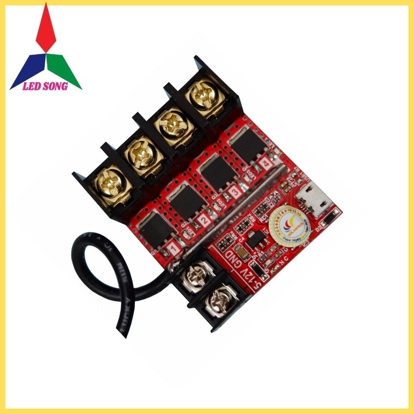 Mạch led vẫy 4 kênh công suất 30a
