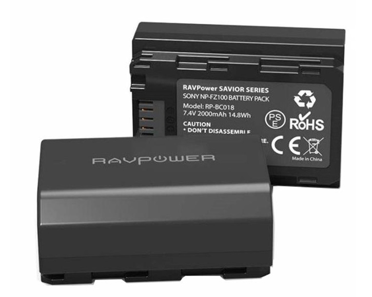 Pin máy ảnh Ravpower FZ-100
