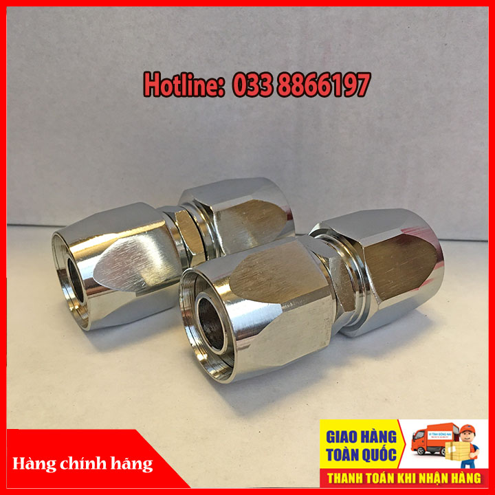 Đầu nối hai ống dây  xăng dầu phi 27