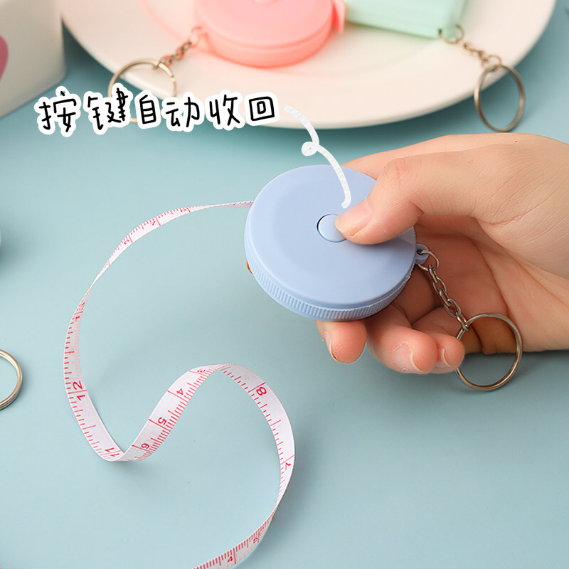 Móc Khóa Kèm Thước Dây Mini 1,5m  (Mẫu Mới)