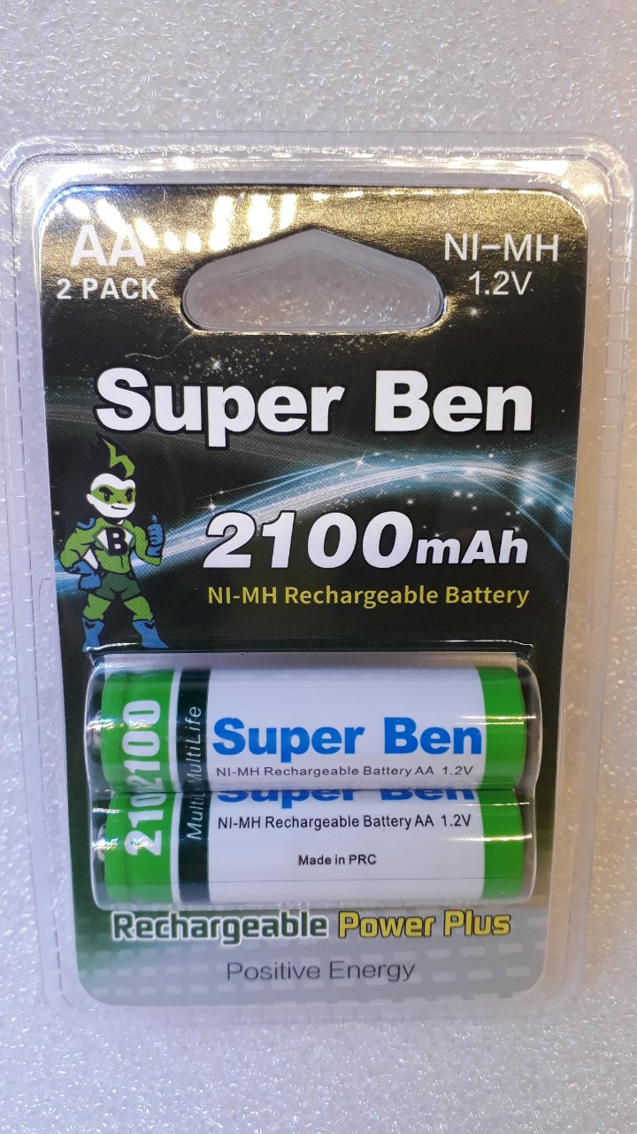 Bin sạc AA SupperBen  2100MA-Bin sạc micro rẻ-Bin micro
